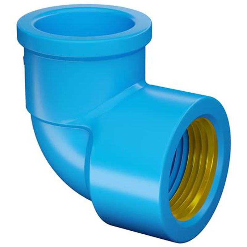 Joelho-90-Soldavel-com-Bucha-de-Latao-Azul-PVC-25mm-x-3-4--Fortlev