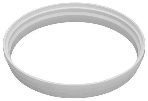 Porta Grelha Redondo para Grelha Redonda PVC Branco DN100 Krona