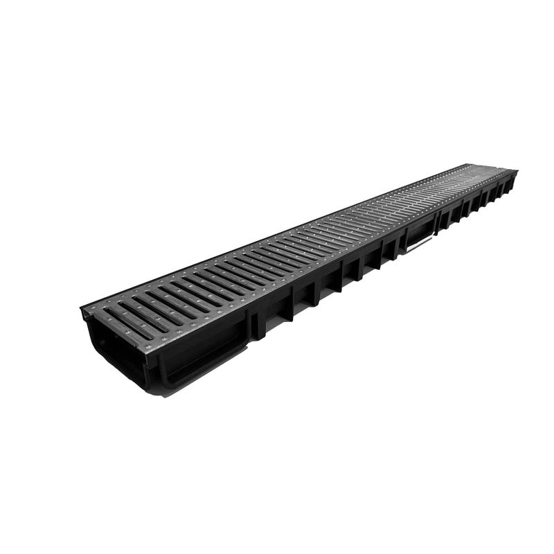Canal-Polipropileno-e-Grelha-Aco-Galvanizado-Slim-H50-125x5x100cm-Aco