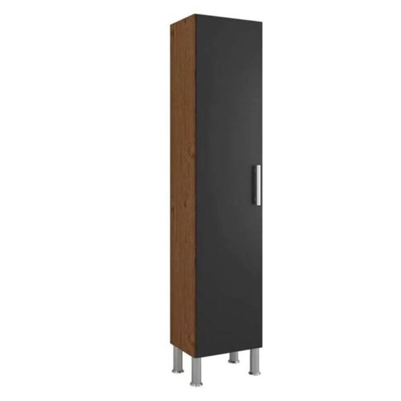 Armario-Paneleiro-para-Cozinha-Flex-425x202cm-MDF-Amendoa-Preto