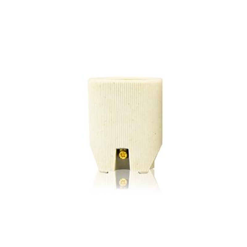Soquete-de-Porcelana-Branco-Liso-para-Spot-com-Lampada-E27