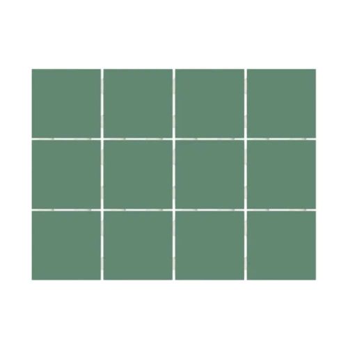 Revestimento Riviera Bold Acetinado Verde 10x10cm 1,95m2