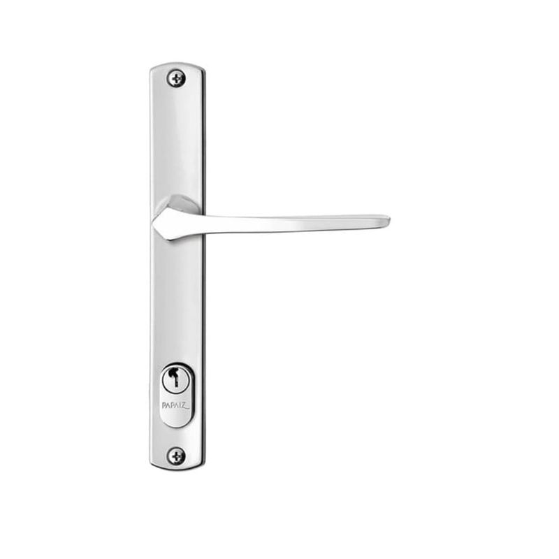 Fechadura-Externa-para-Porta-de-Aluminio-MZ33-22mm-Cromada