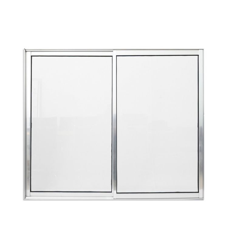 Janela-de-Correr-2-Folhas-sem-Grade-Aluminio-Brilhante-100x120cm
