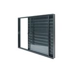 Veneziana-3-Folhas-sem-Grade--Aluminio-Preto-100x120cm