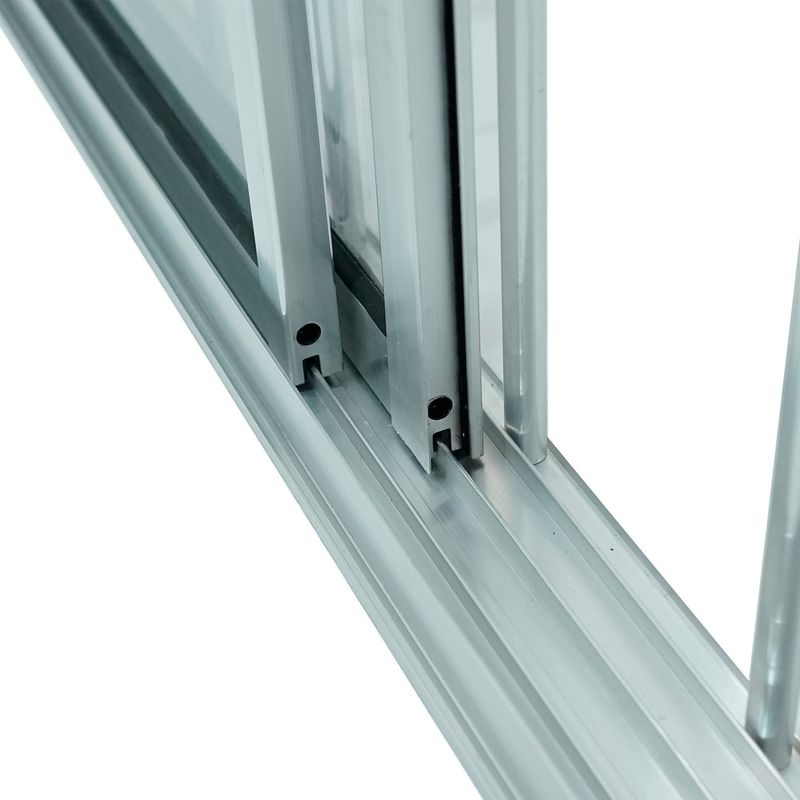 Janela-de-Correr-2-Folhas-com-Grade-Aluminio-Brilhante-100x150cm