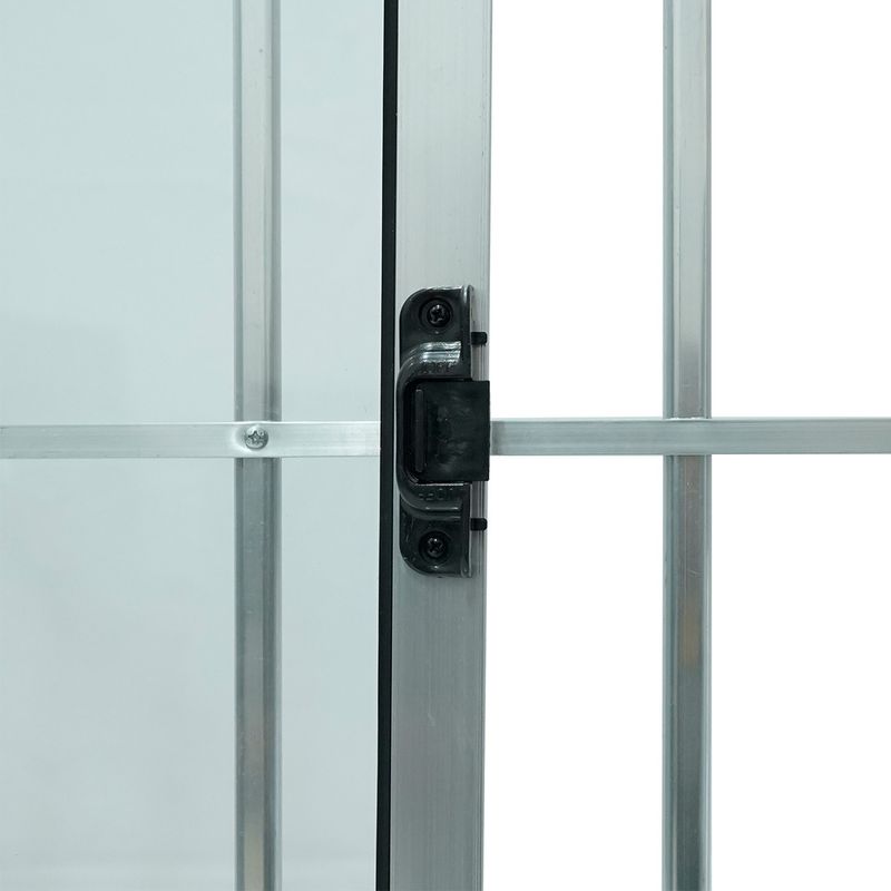 Janela-de-Correr-2-Folhas-com-Grade-Aluminio-Brilhante-100x150cm