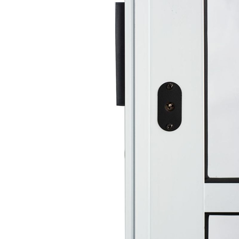 Porta-de-Correr-3-Folhas-Vidro-Liso-Aluminio-Branco-210x120cm
