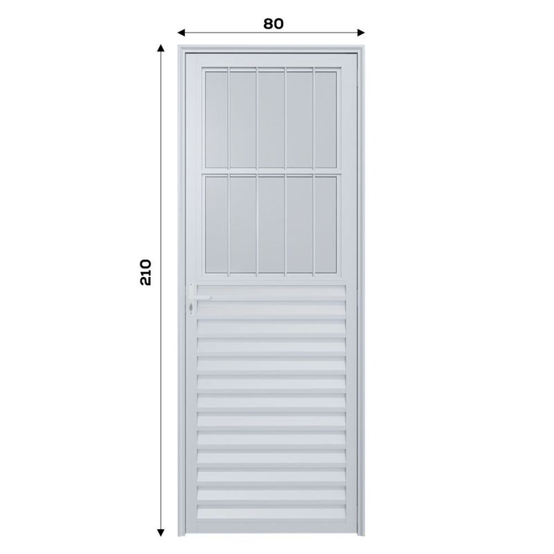 Porta-Postigo-Vidro-Boreal-Aluminio-Branco-Direito-210x80cm