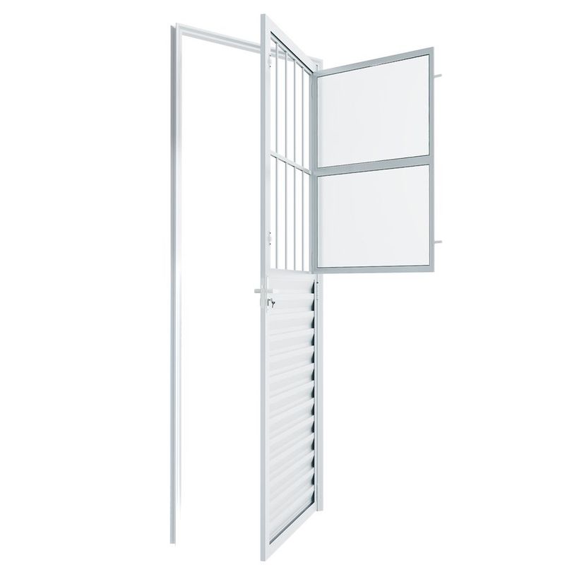 Porta-Postigo-Vidro-Boreal-Aluminio-Branco-Direito-210x80cm