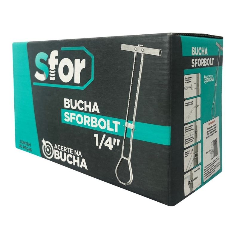 Bucha-Toggler-1-4--com-Parafuso-1-4x2.1-2--30-Unidades