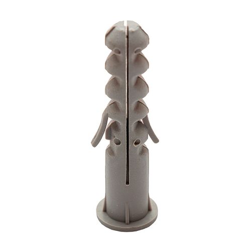 Bucha Nylon com Aba 6mm 100 Unidades