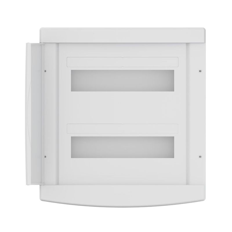 Quadro-PVC-Disjuntor-Embutir-sem-Barramento-para-18-24-Disj-Branco