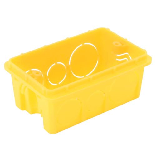 Caixinha de Embutir 4x2 PVC Amarela Tramontina