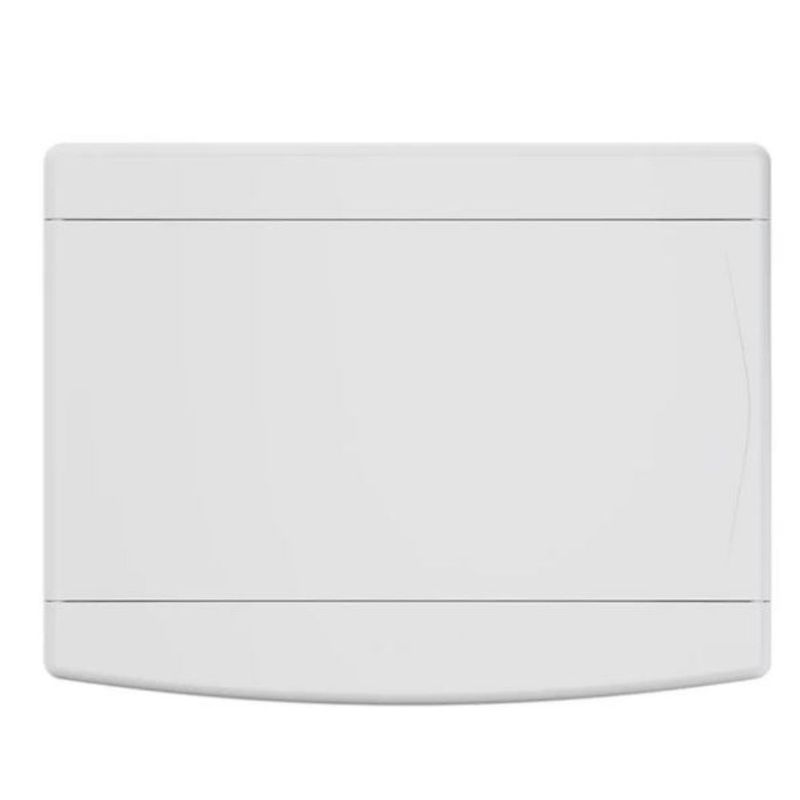 Quadro-PVC-Disjuntor-Sobrepor-sem-Barramento-para-6-8-Disj-Branco