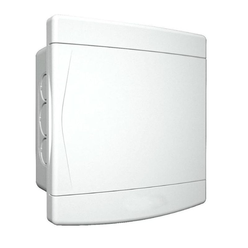 Quadro-PVC-Disjuntor-Embutir-sem-Barramento-para-3-4-Disj-Branco
