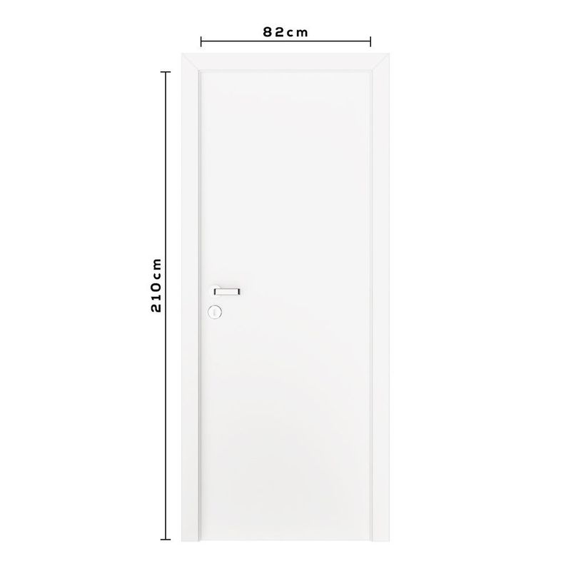 Kit-Porta-Lisa-Acabada-Branco-UV-com-Fechadura-Direito-210x82cm