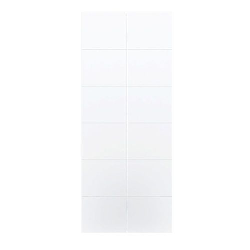 Porta Camarão Colméia Bella Primer Branco com Ferragens 210x62cm