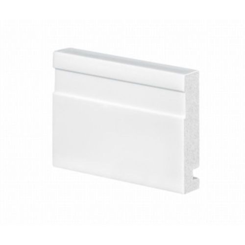 Guarnição Poliestireno Frisado Branco 07x1,5x225cm