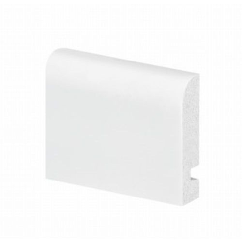 Guarnição Poliestireno Boleado Branco 07x1,5x225cm
