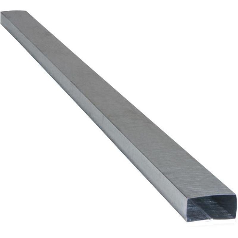 Condutor-Retangular-Aco-Corte-28-Zincado-2m-Calhaforte