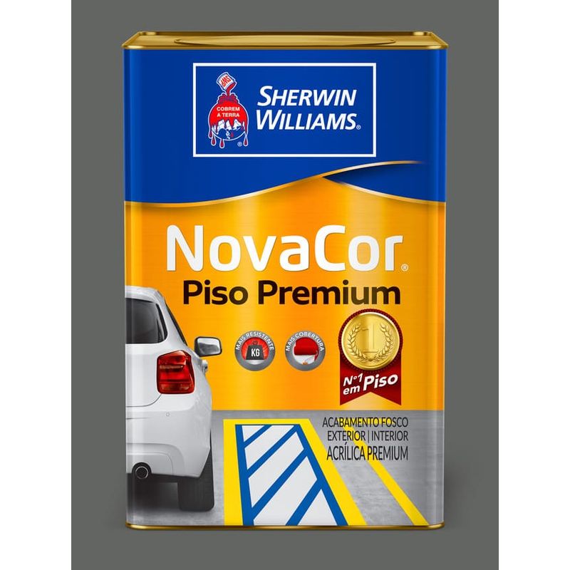 Tinta-Premium-Acrilica-Fosco-Novacor-Piso-Cinza-Chumbo-18L