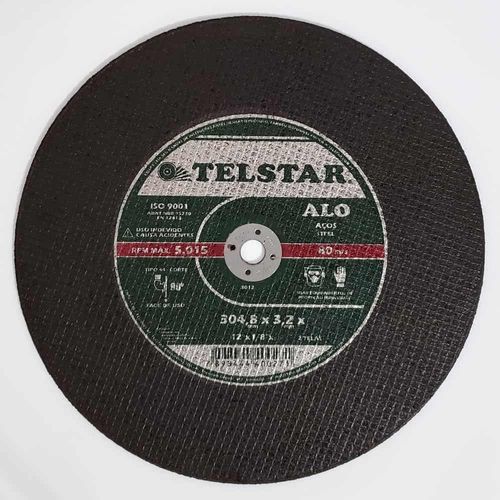 Disco de Corte para Aço 12" 304,8x3,2x19mm 2 Telas ALO Telstar