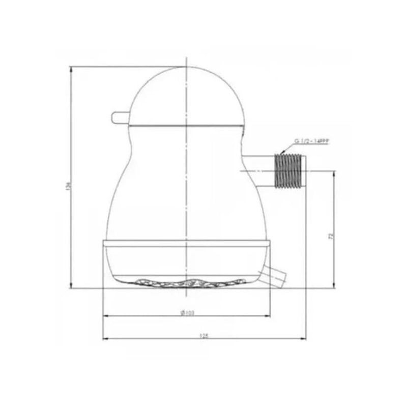 Ducha-Stilo-220V-5400W-Branca-Forusi