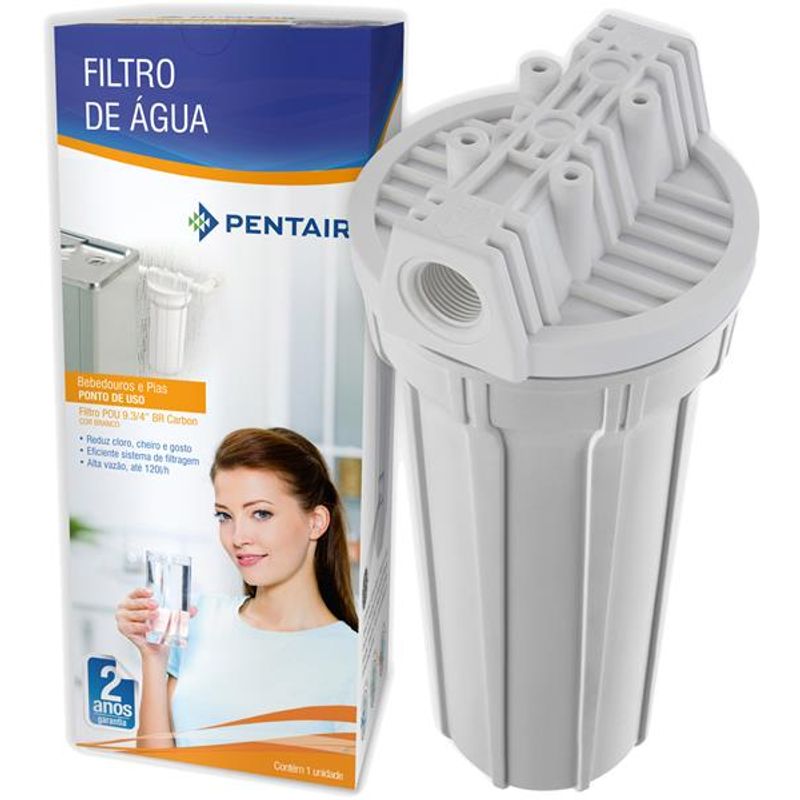 Filtro para-Bebedouro-com-Carvao-Ativado-Branco-9.3-4--Hidrofiltros