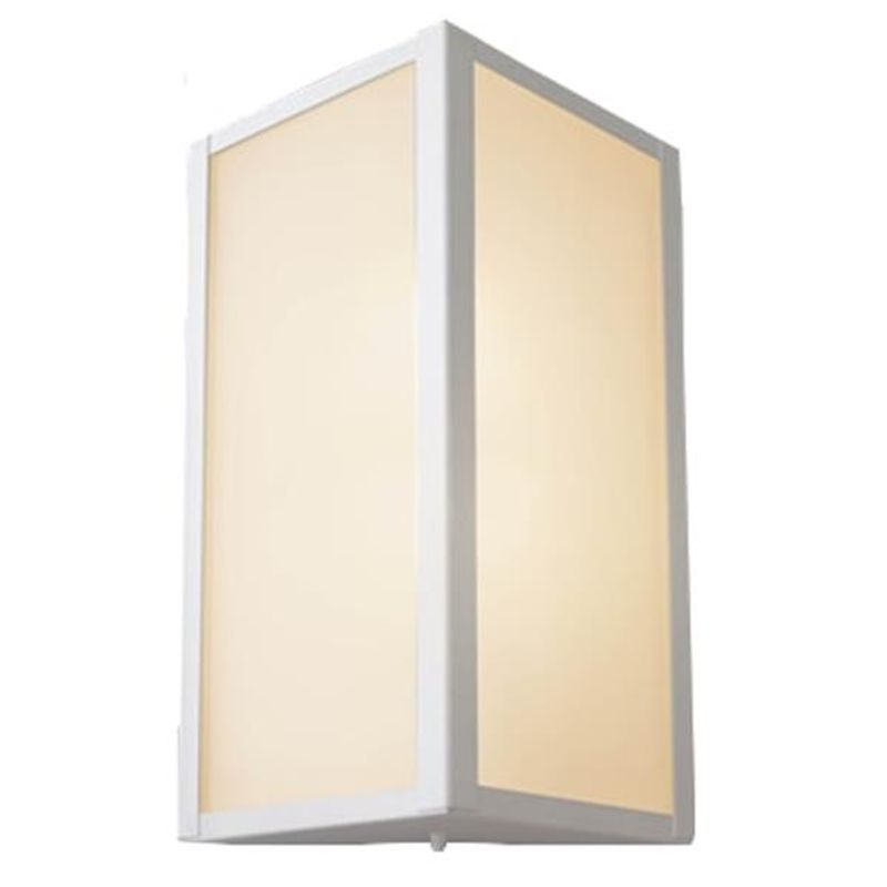 Arandela-Bolt-Triangular-em-Aluminio-Branco-para-1-Lampada-E27