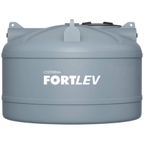 Cisterna Vertical Polietileno com Tampa Azul 5000L Fortlev