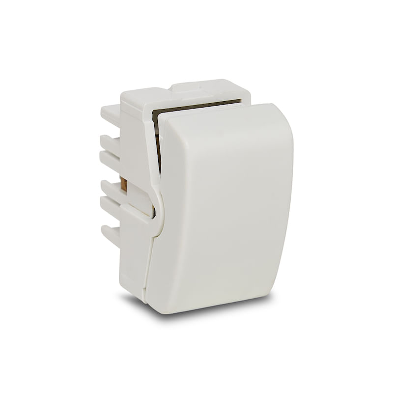 Modulo-Interruptor-Bipolar-Paralelo-10A-250V-Branco-Lunare