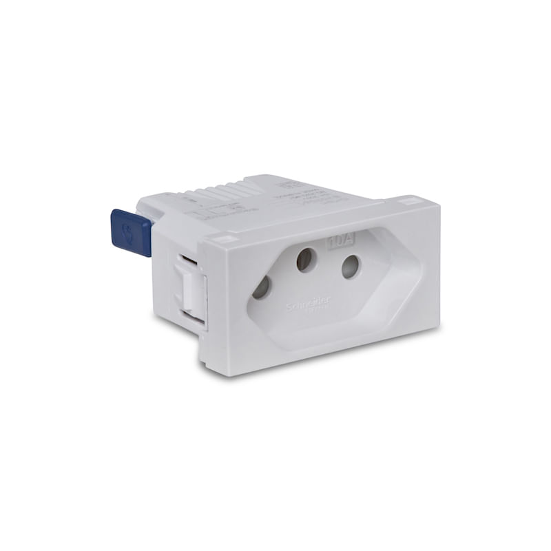 Modulo-Tomada-2P-T-10A-250V-com-Engate-Rapido-Branco-Orion