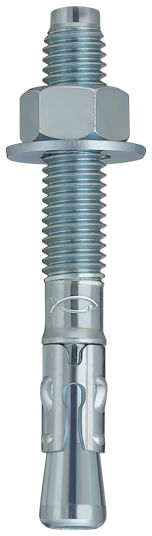 Chumbador PBA com Porca e Arruela 1/2"x100mm com 20 Peças
