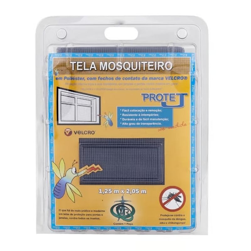 Kit-Tela-Mosquiteira-com-Velcro-125x205m-Cinza