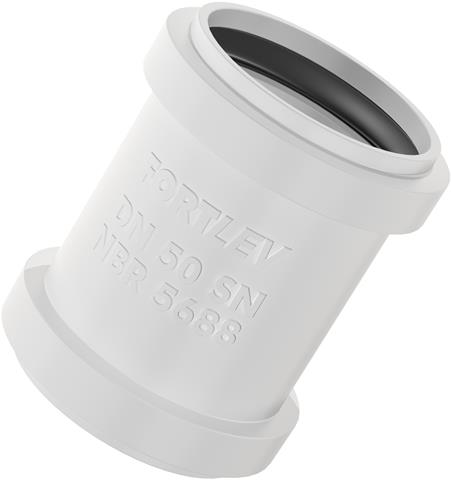 Luva de Correr Esgoto Série Normal PVC DN 75 Fortlev