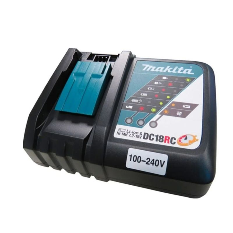 Carregador-de-Bateria-Ions-de-Litio-14.4V-e-18V-DC18RC-Bivolt-Makita
