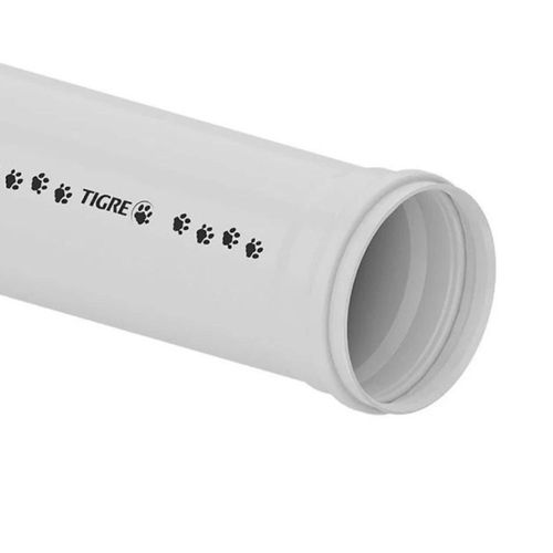Tubo Esgoto Série Normal PVC 1m DN 100 Tigre