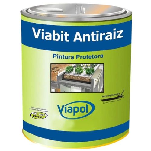 Pintura Asfáltica Impermeabilizante Viabit Antiraiz 18L Viapol