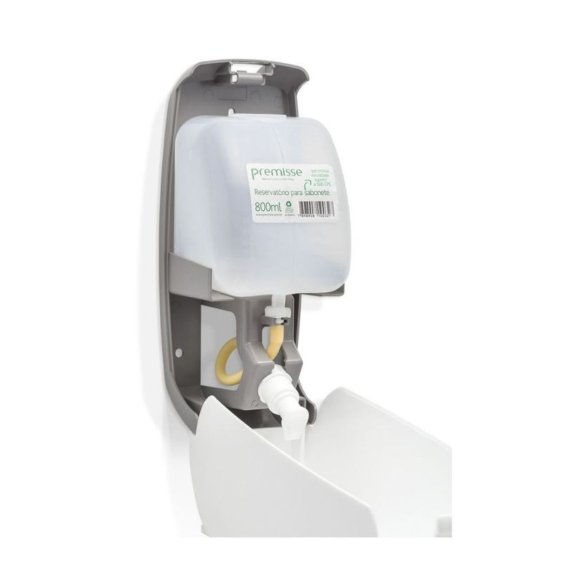 Dispenser-para-Sabonete-Liquido-ou-Alcool-Gel-800ml-Velox-Branco