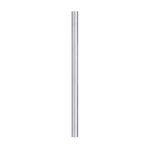 Puxador-Tubular-sem-Friso-256mm-Aluminio-Acetinado