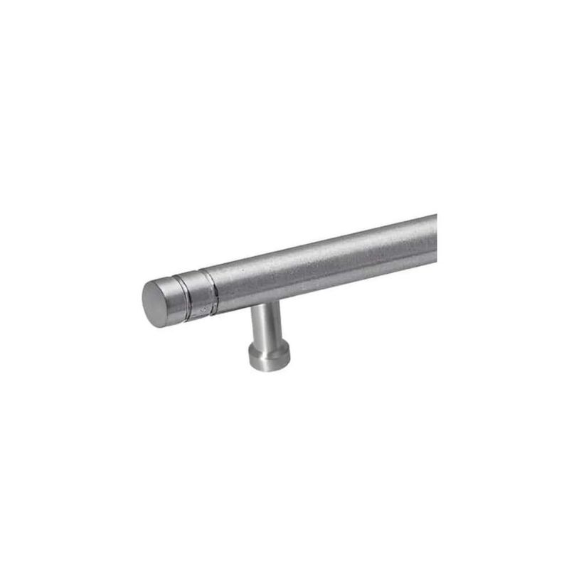 Puxador-Tubular-com-Friso-160mm-Aluminio-Acetinado