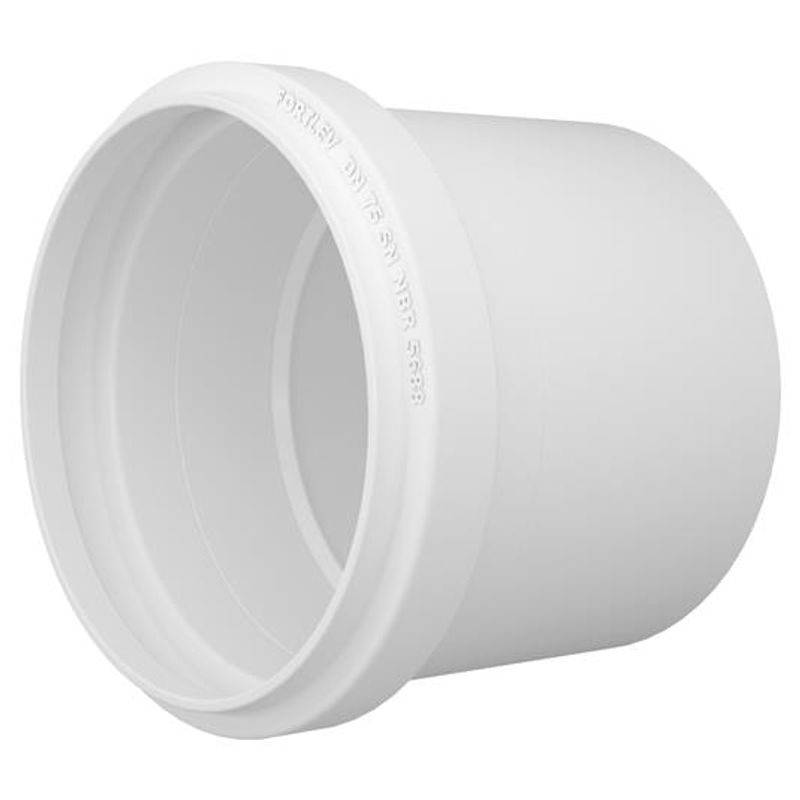 Luva-Simples-Esgoto-Serie-Normal-PVC-DN-50-Fortlev
