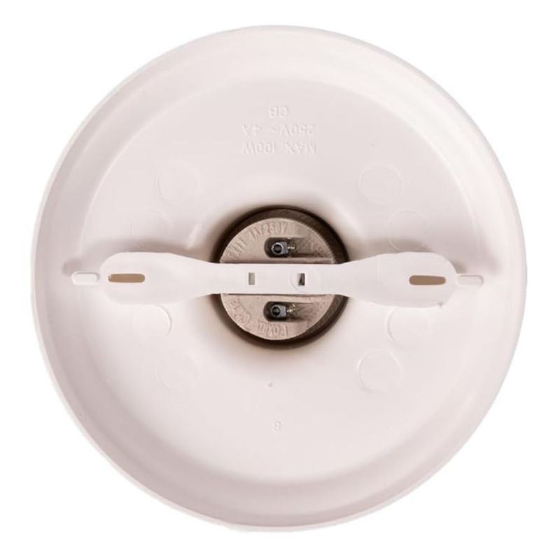 Plafonier-Plastico-Redondo-Foxlux-Soquete-Porcelana-1XE27-Branco