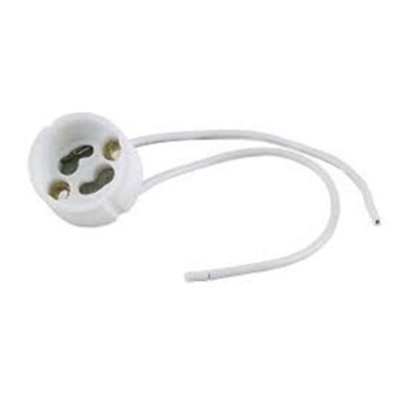 Soquete-de-Ceramica-Branco-para-Lampada-GU10-Pacote-com-10-Pecas