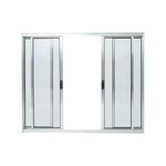 Janela-de-Correr-4-Folhas-sem-Grade-Aluminio-Brilhante-120x200cm