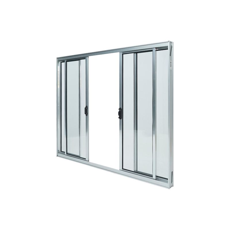 Janela-de-Correr-4-Folhas-sem-Grade-Aluminio-Brilhante-120x200cm