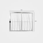 Janela-de-Correr-2-Folhas-com-Grade-Aluminio-Brilhante-100x100cm