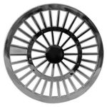 Grelha-Redonda-PVC-Cromada-15cm-DN150-Luconi