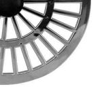 Grelha-Redonda-PVC-Cromada-15cm-DN150-Luconi